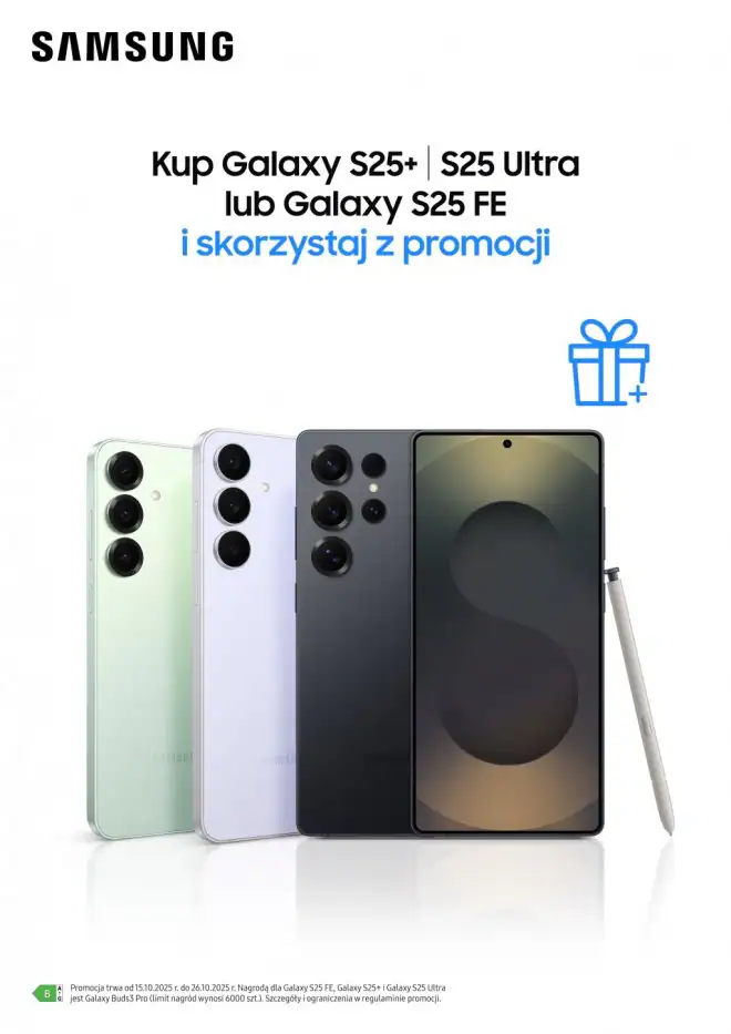 Promocja Samsung - odbierz Galaxy Buds3 Pro w prezencie!