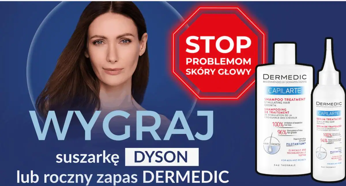 Konkurs Demedic „Wygraj suszarkę Dyson z Dermedic”