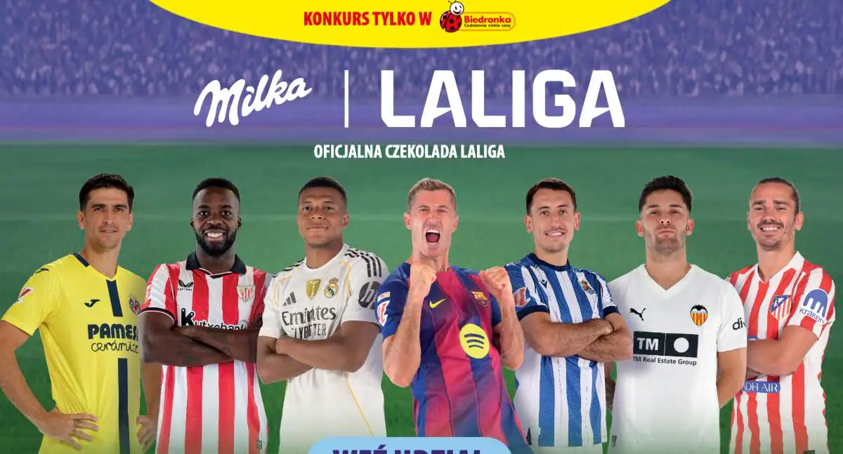 Konkurs Milka x Biedronka "Milka x LALIGA"