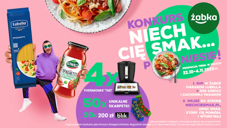 Konkurs Lubella & Łowicz x Żabka „NIECH CIĘ SMAK PONIESIE”