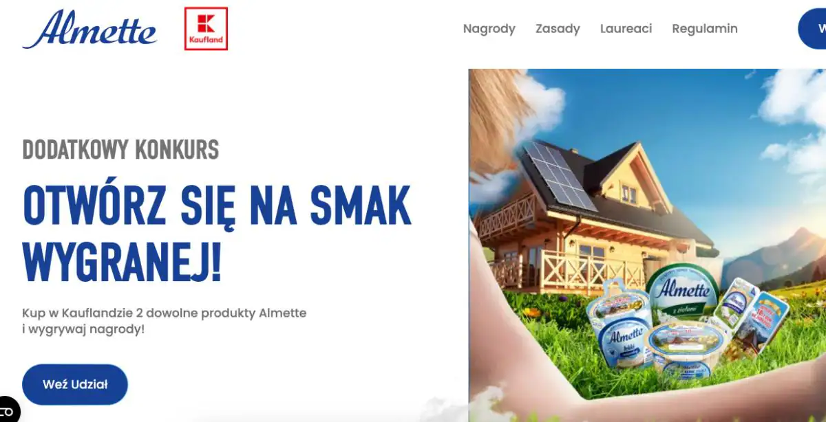 Konkurs Almette x Kaufland „CZEGO NIGDY NIE POWINNO ZABRAKNĄĆ W TWOJEJ LODÓWCE”