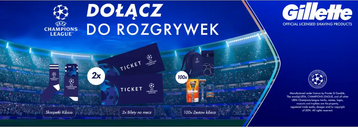 Konkurs Gillette x Kaufland „Gillette - Dołącz do rozgrywek”