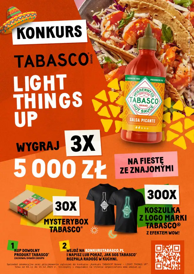 Konkurs Tabasco "TABASCO Brand - LIGHT THINGS UP”