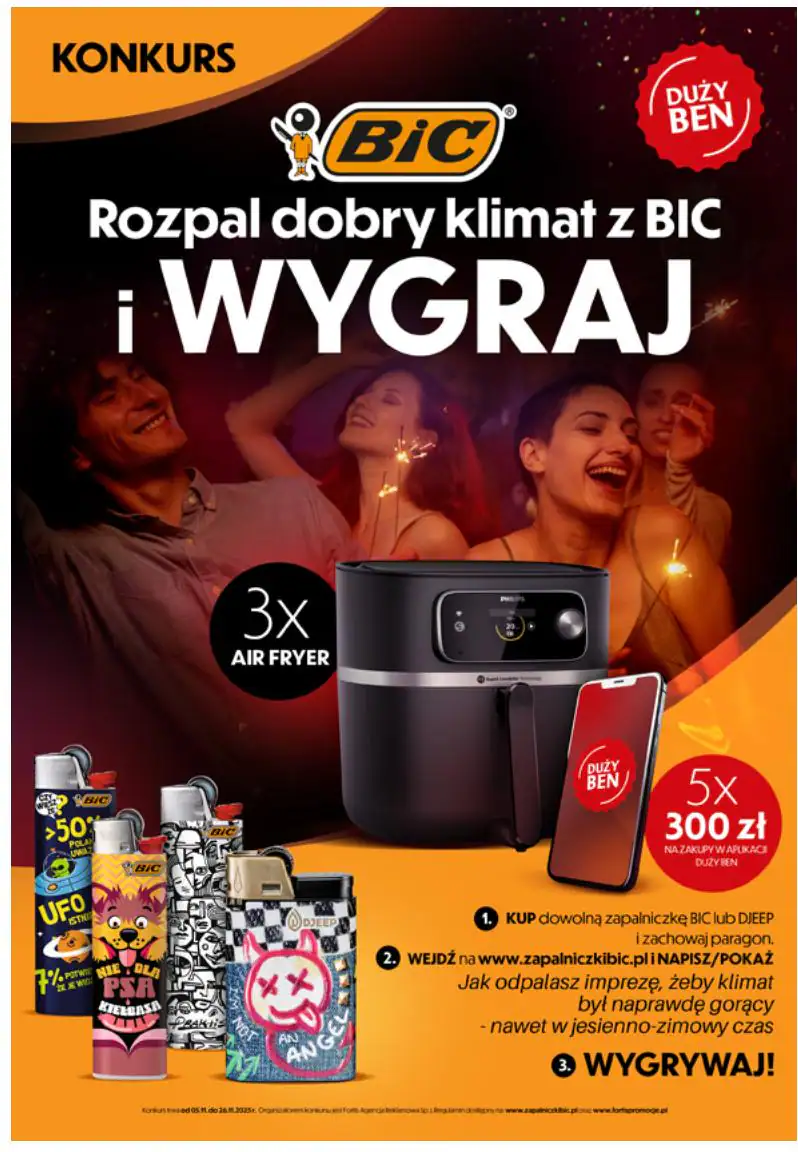 Konkurs BIC x Duży Ben  "ROZPAL DOBRY KLIMAT Z BIC"