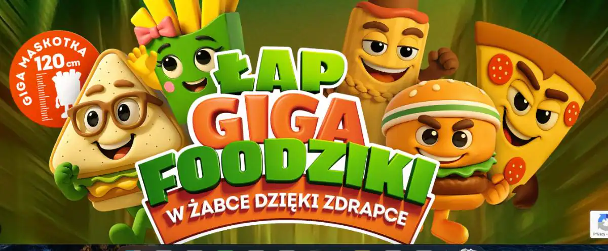 Loteria Żabka „Łap GIGA Foodziki w Żabce dzięki zdrapce”