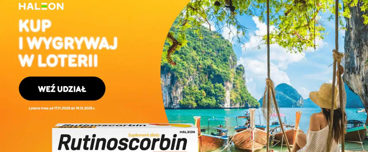 Loteria Rutinoscorbin „Wspieraj odporność i wygrywaj w loterii!”