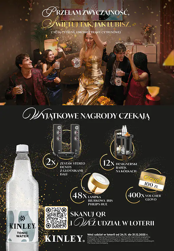 Loteria Kinley 2025 "ZRÓB KLIMAT ŚWIATŁEM I DŹWIĘKIEM!"