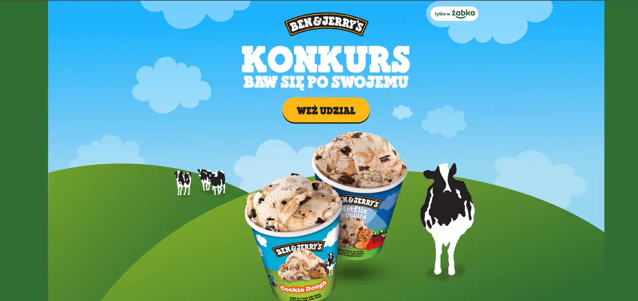 Konkurs Ben&Jerry's” x Żabka „Baw się po swojemu z Ben&Jerry's”