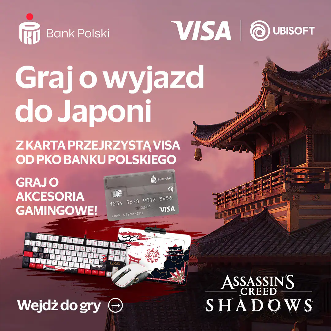 Konkurs PKO Bank Polski „ŚLADAMI ASSASSIN’S CREED Z VISA I PKO Bank Polski”