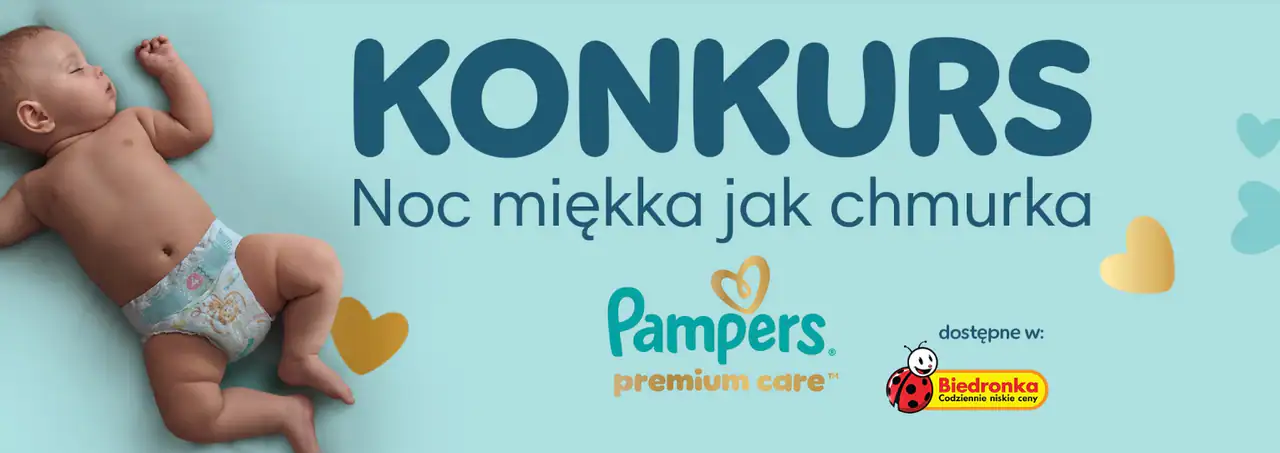 Konkurs Pampers x Biedronka „Bajecznie komfortowa nocka”