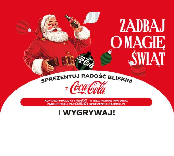 Konkurs Coca-Cola x Dino „Sprezentuj radość bliskim z Coca-Cola”