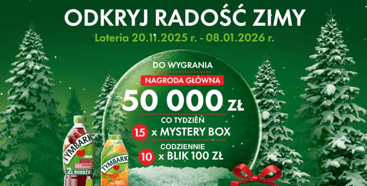 Loteria Tymbark „ODKRYJ RADOŚĆ ZIMY”