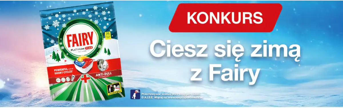 Konkurs Fairy x Kaufland "CIESZ SIĘ ZIMĄ Z FAIRY"