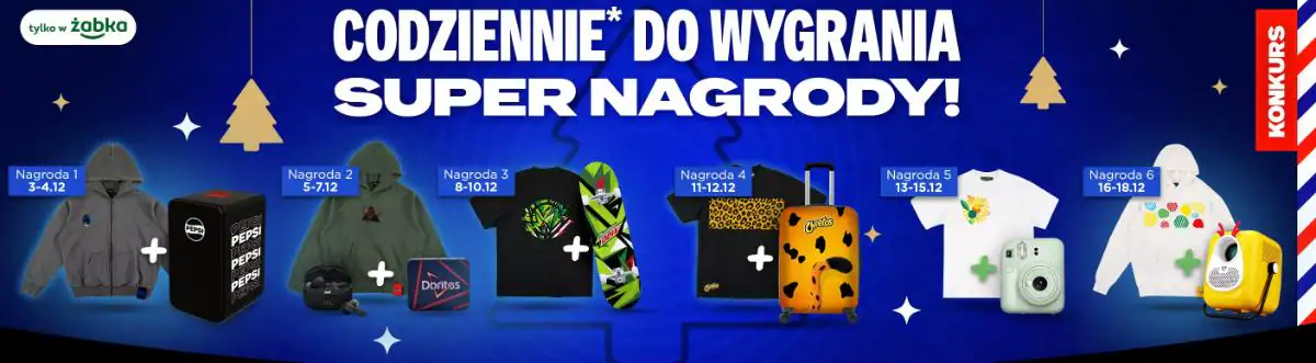 Konkurs Pepsi x Żabka  „Zapełnij świąteczne pudełko”