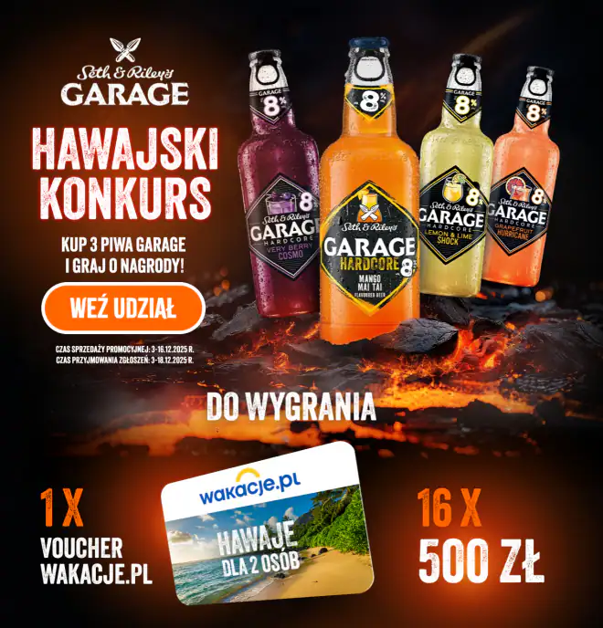 Konkurs Garage z Żabka "Hawajski konkurs Garage"