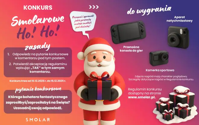 Konkurs SMOLAR „Smolarowe Ho! Ho!”