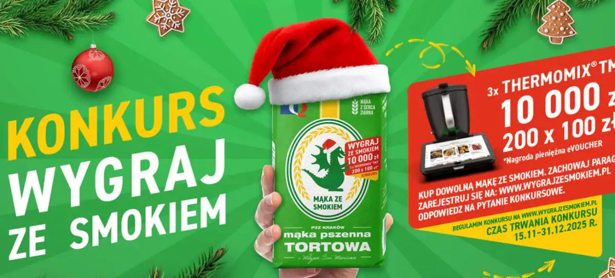 Konkurs Mąka ze Smokiem „WYGRAJ ZE SMOKIEM”