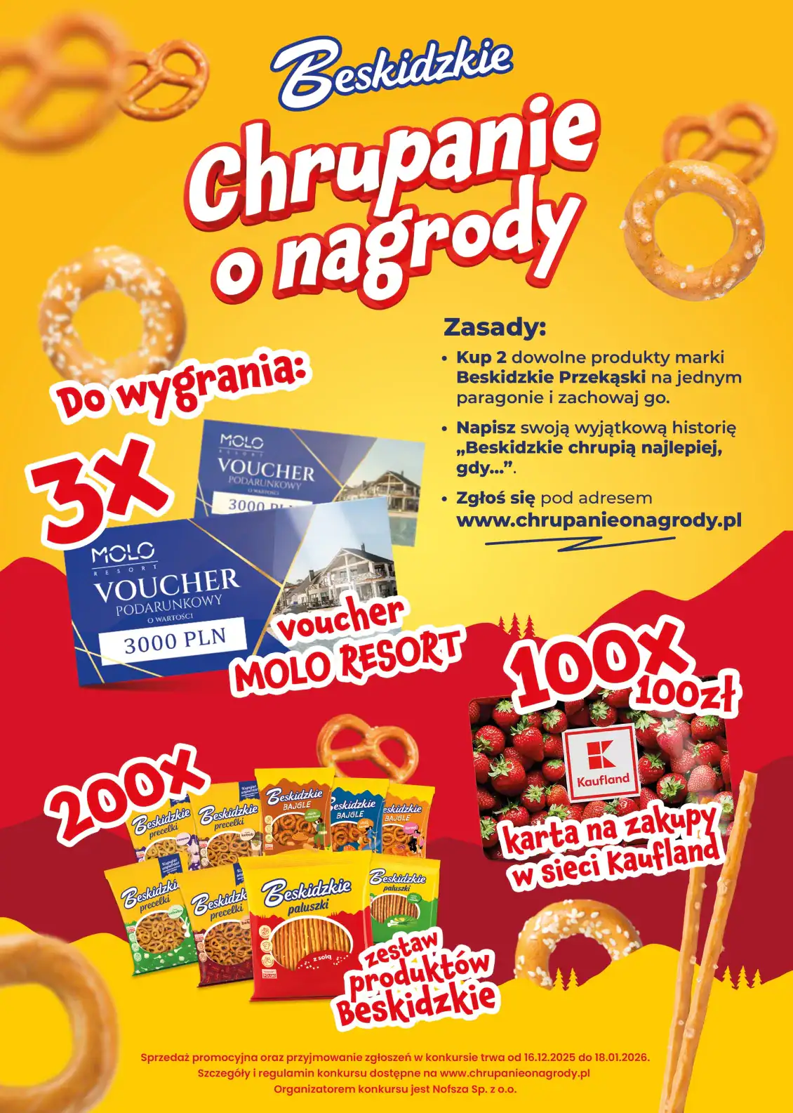 Konkurs Beskidzkie x Kaufland „Chrupanie o nagrody”