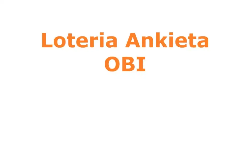Loteria OBI „Loteria Ankieta OBI”