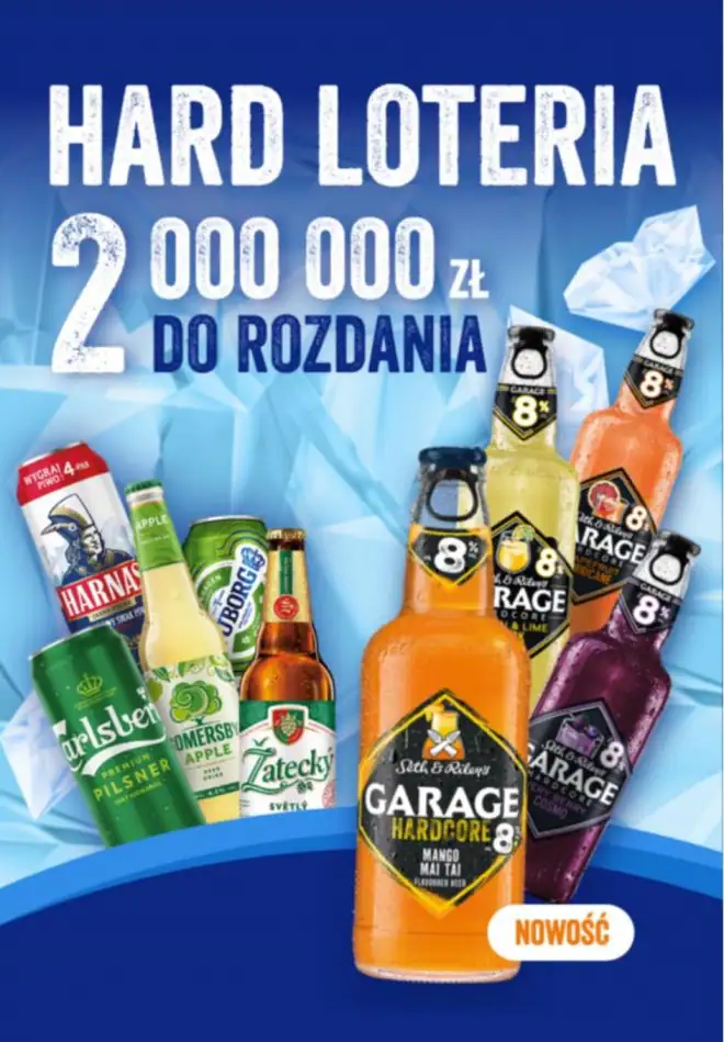 Loteria Żabka „Hard loteria  - 2 000 000 zł w puli nagród!”