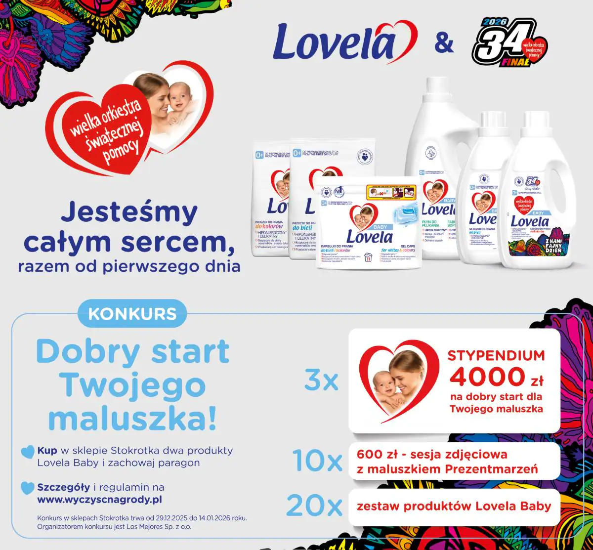 Konkurs Lovela x Biedronka „DOBRY START TWOJEGO MALUSZKA!”