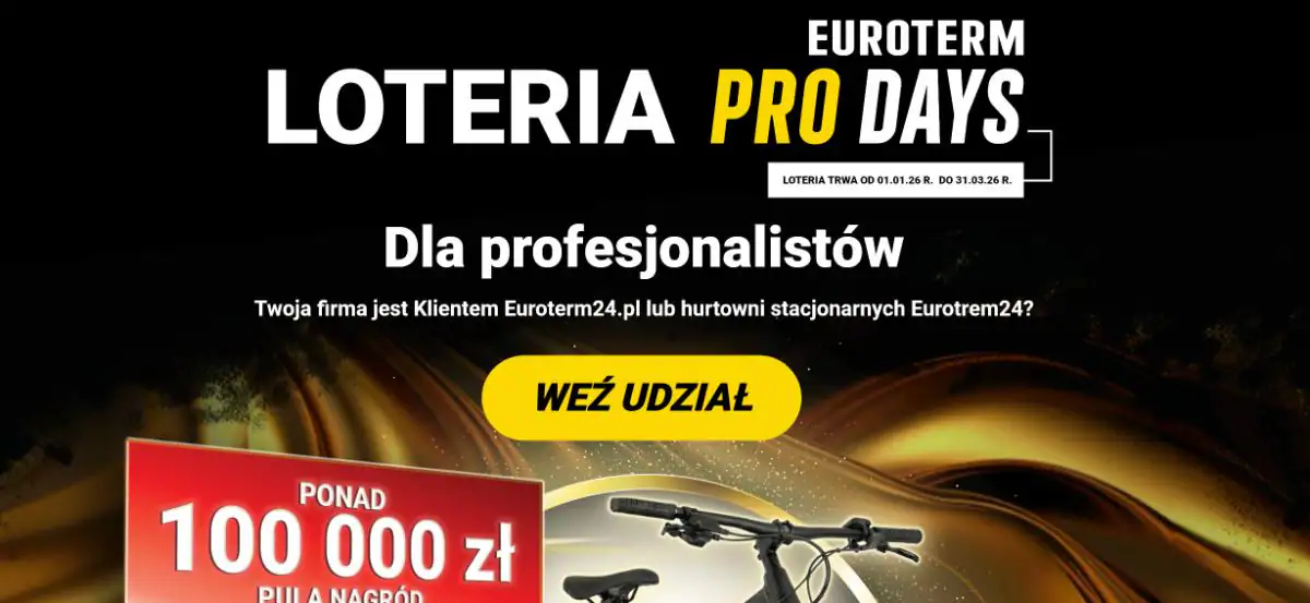 Loteria Euroterm „Euroterm PRO DAYS - loteria dla profesjonalistów”
