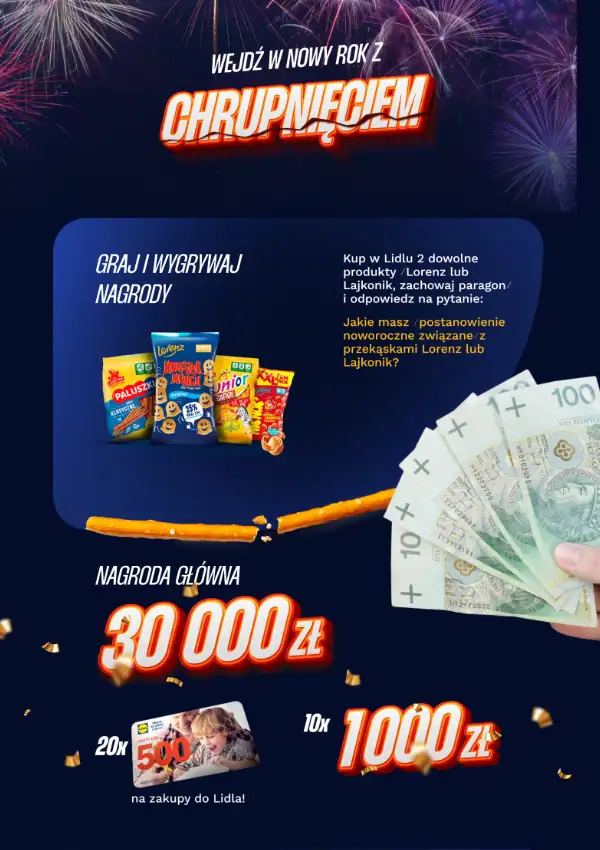 Konkurs Lorenz x Lidl „Wejdź w Nowy Rok z chrupnięciem”