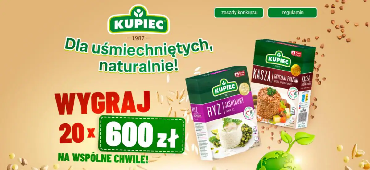 Konkurs Kupiec „Kupiec na wspólne chwile!”