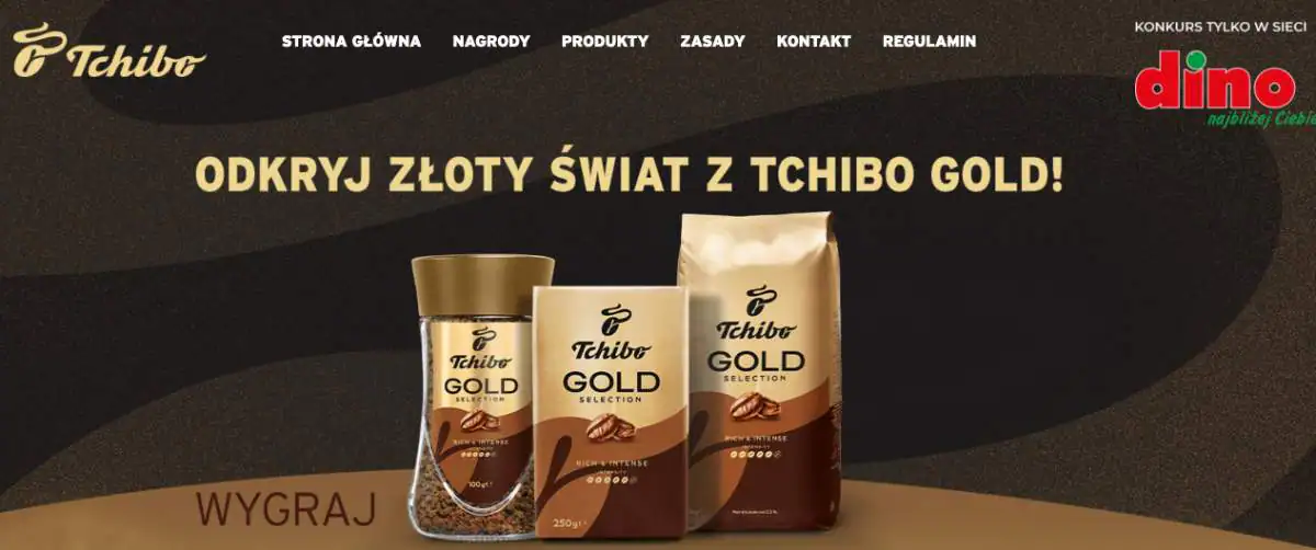 Konkurs Tchibo x Dino „Odkryj złoty świat”