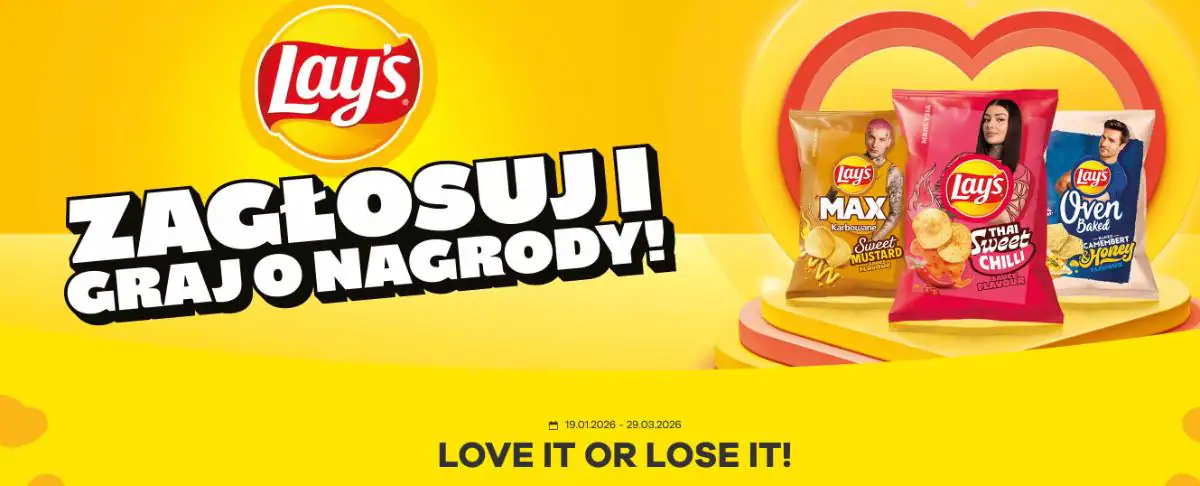 Promocja Lay's  „Lay’s Love it or lose it”