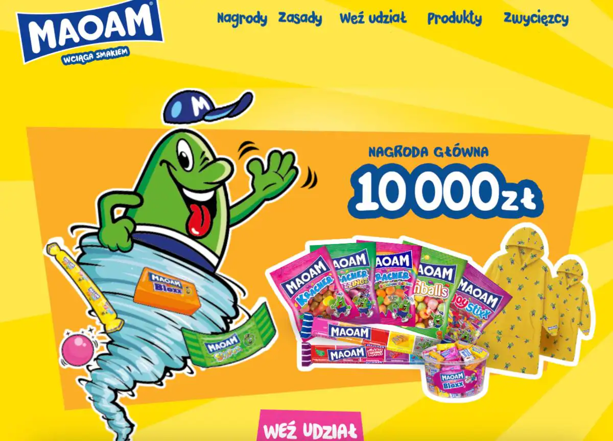 Konkurs MAOAM "MAOAM - Wciąga Smakiem