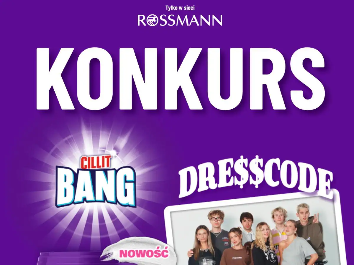 Konkurs Rossmann x Cillit Bang "Wygraj unikatowe buty i e-karty"