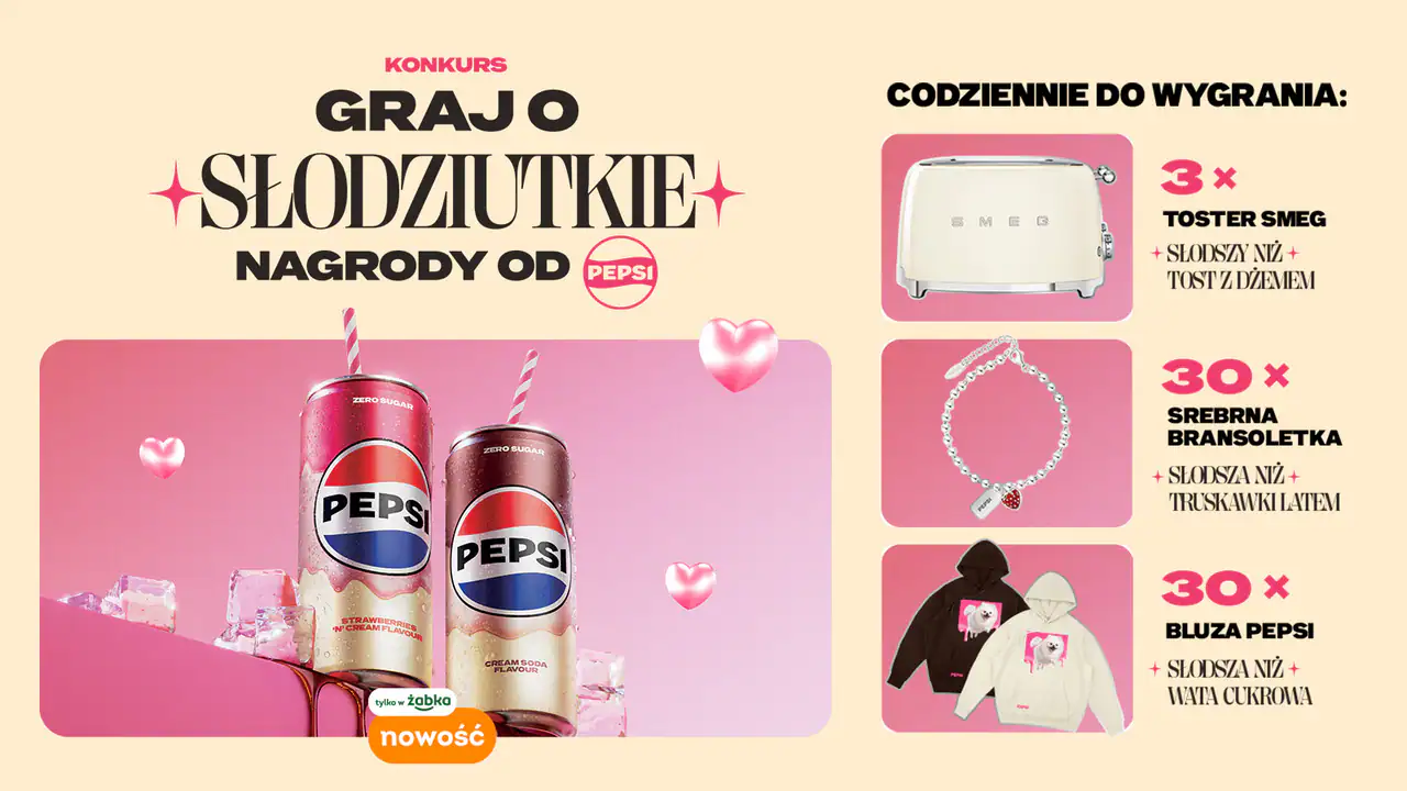 Konkurs Pepsi x Żabka "Słodka gra - konkurs Pepsi"