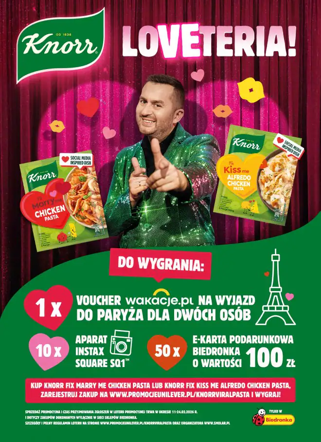 Loteria Knorr x Biedronka "Knorr Loveteria!"