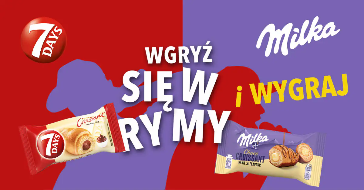 Loteria 7Days z Żabka "7Days Milka - Wgryź się w rymy"