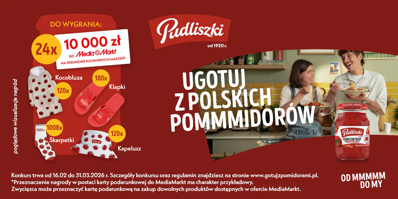 Konkurs Pudliszki "UGOTUJ Z POLSKICH POMMMIDORÓW"
