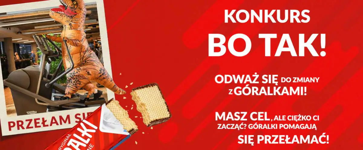 Konkurs Góralki "Wafelki Góralki - Przełam się z Góralkami, bo tak!"
