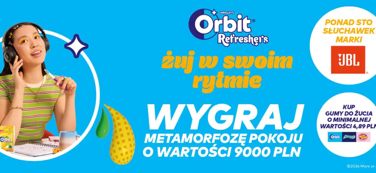 Loteria ORBIT "Żuj w swoim rytmie"