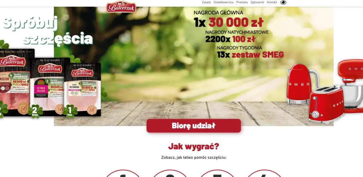 Loteria Balcerzak "Spróbuj szczęścia"