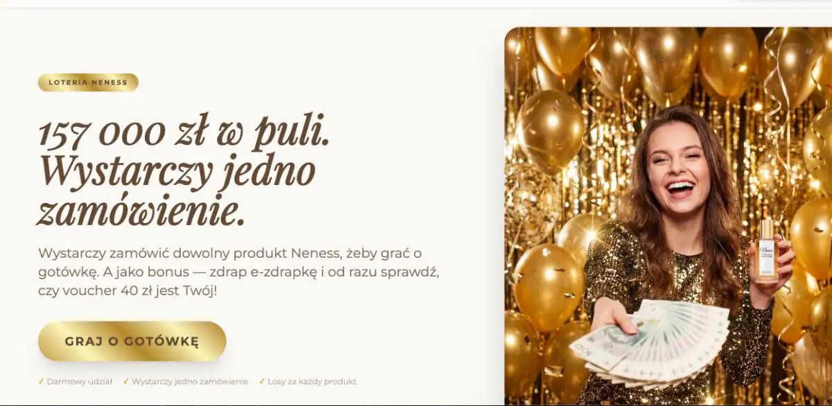 Loteria Neness "Poczuj Zapach Wygranej"