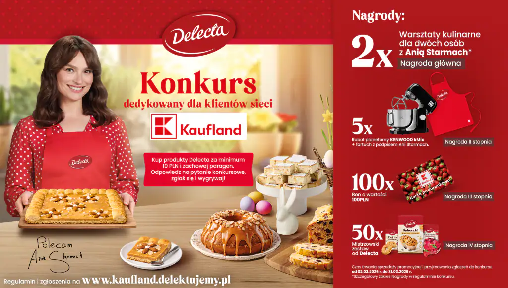 Konkurs Delecta x Kaufland "Delektuj się Świętami"