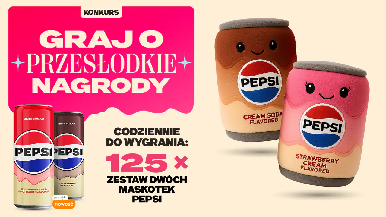 Konkurs Pepsi x Żabka "SŁODKIE NAGRODY OD PEPSI"