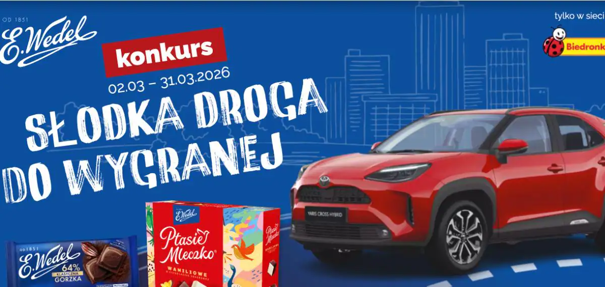 Loteria Wedel x Biedronka "Słodka droga do wygranej"
