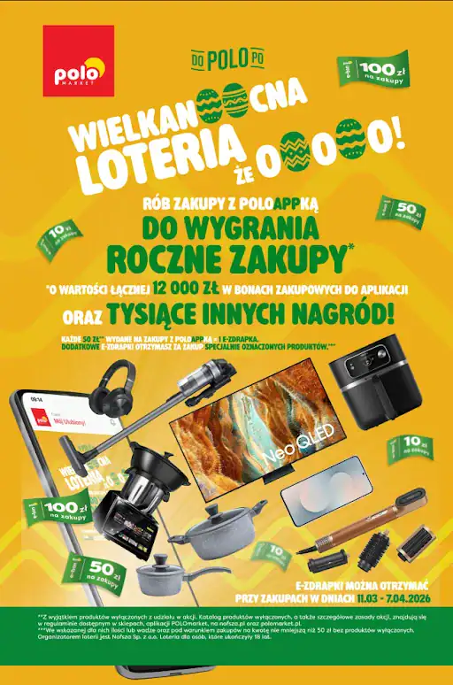 Loteria PoloMarket "Wielkanocna loteria POLOmarketu"