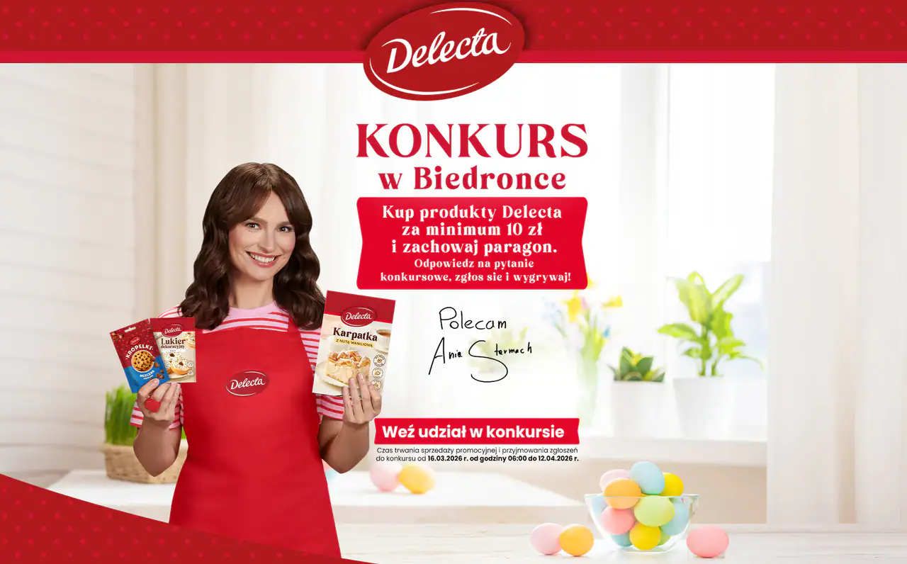 Konkurs Delecta x Biedronka "Pyszne święta z Delecta"