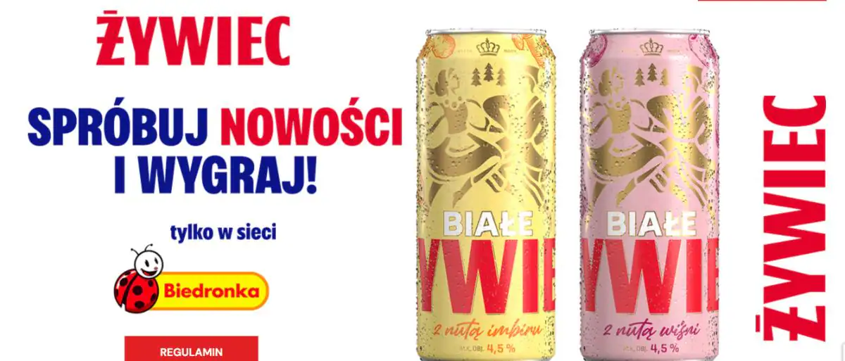Konkurs Żywiec x Biedronka "Wygrywaj z Żywcem Białym"