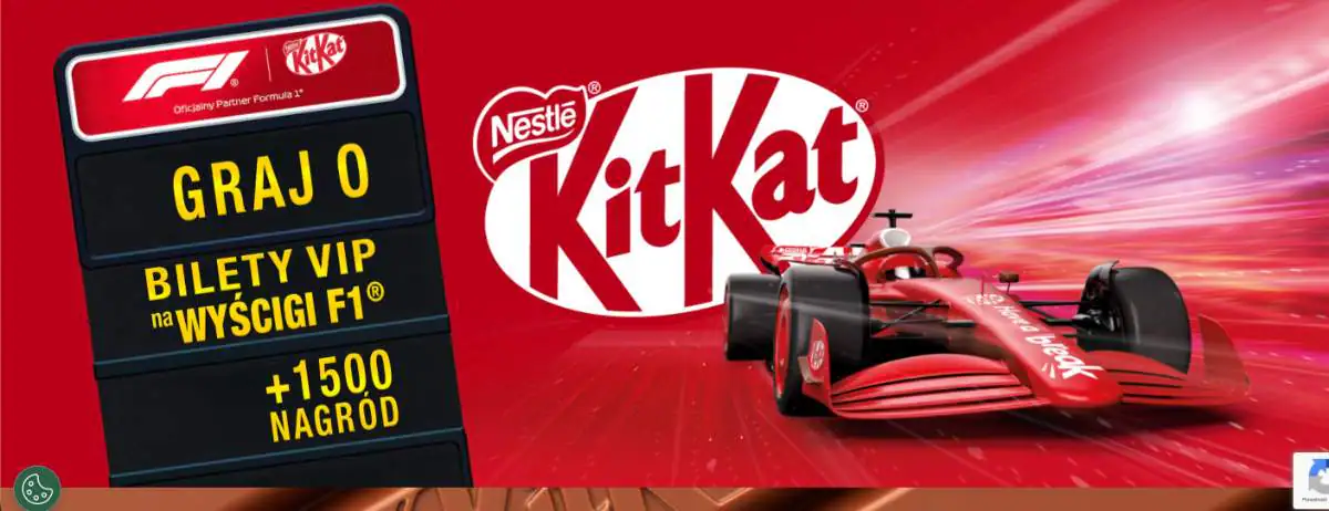 Loteria KitKat x Biedronka "Loteria KitKat & F1"