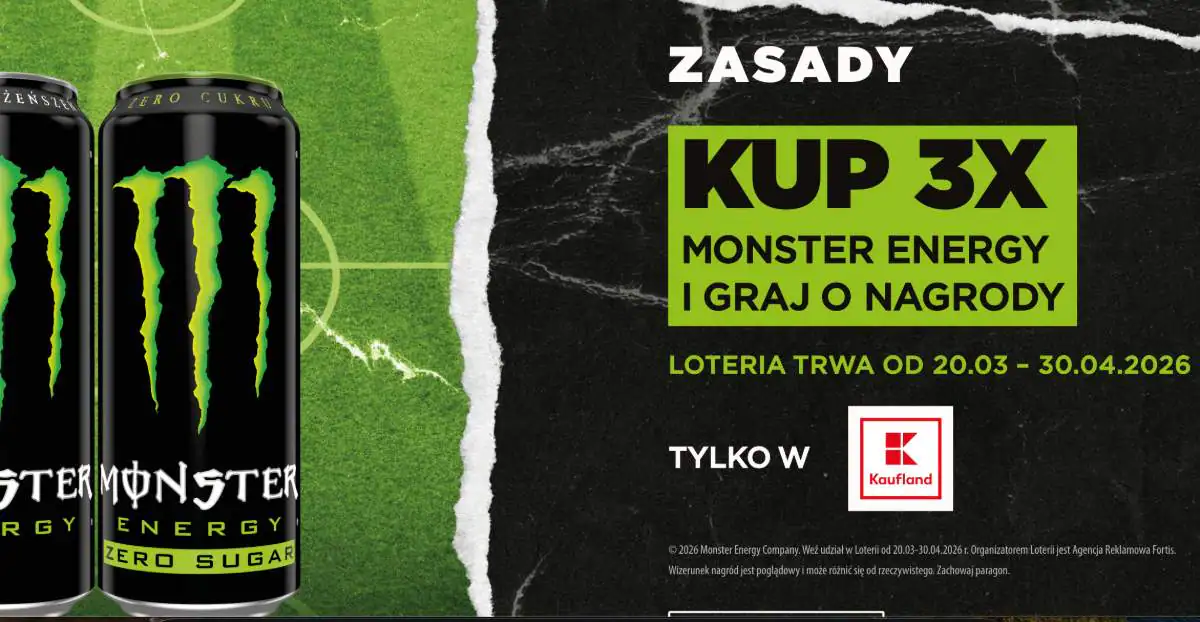 Loteria Monster x Kaufland "Monster w Kaufland"