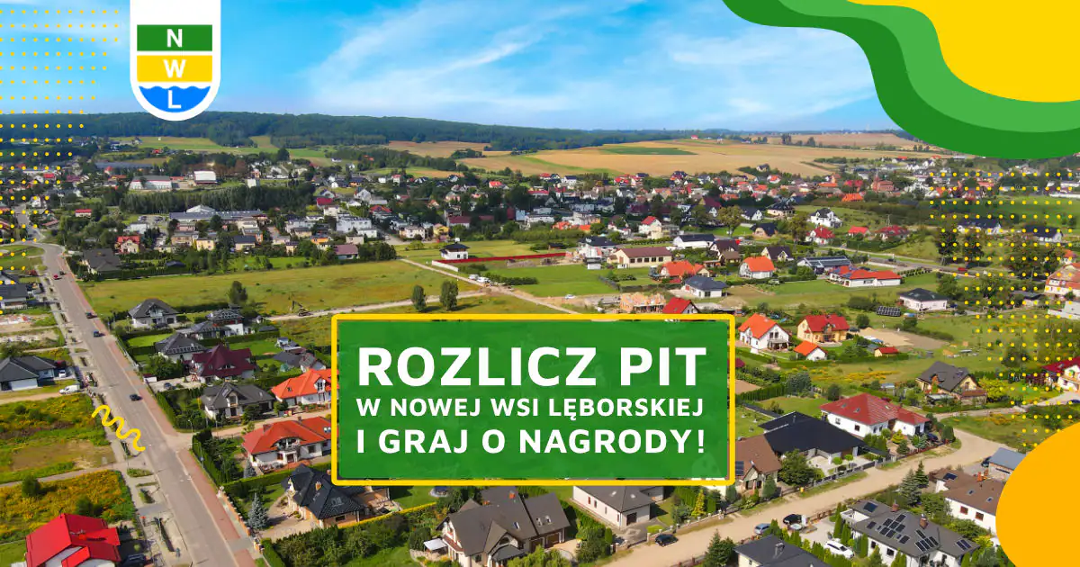 Loteria Nowej Wsi Lęborskiej "Rozlicz PIT w Nowej Wsi Lęborskiej i graj o nagrody"