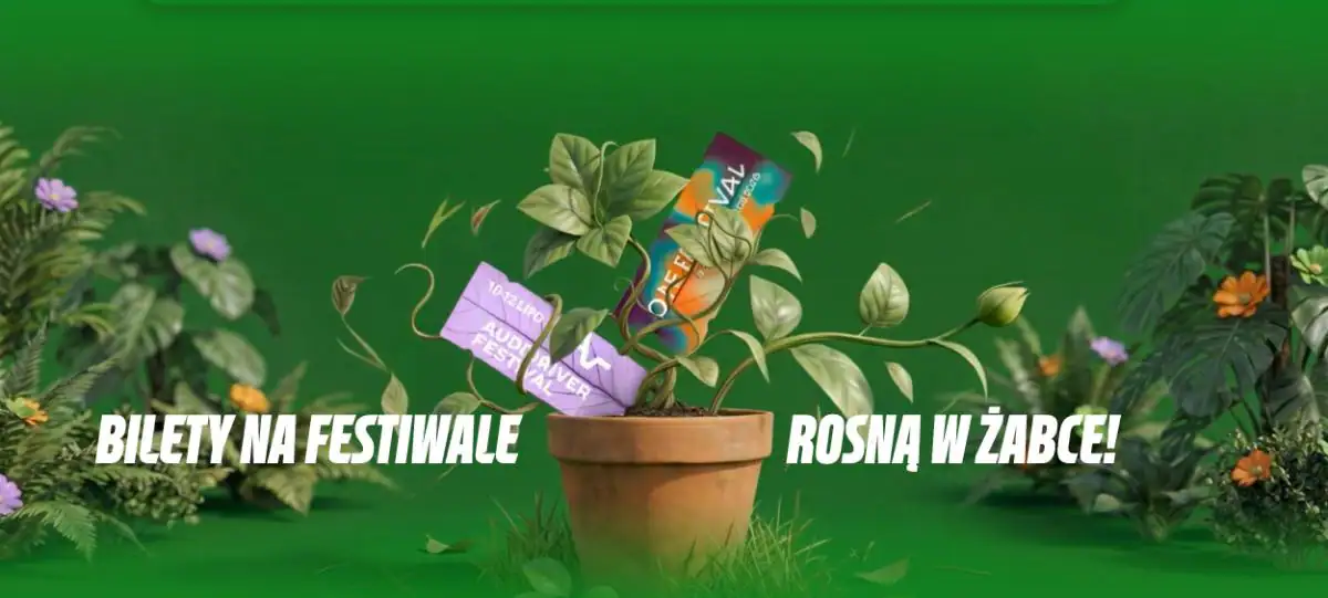 Loteria Lech x Żabka "BILETY ROSNĄ W ŻABCE - FESTIWALE"